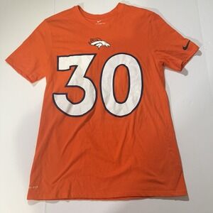 Nike Denver Broncos Phillip Lindsay #30 Dri-Fit Shirt Mens Large Like New